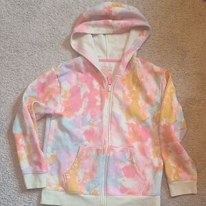 Cat & Jack Colorful Tie-Dye Kids Hoodie